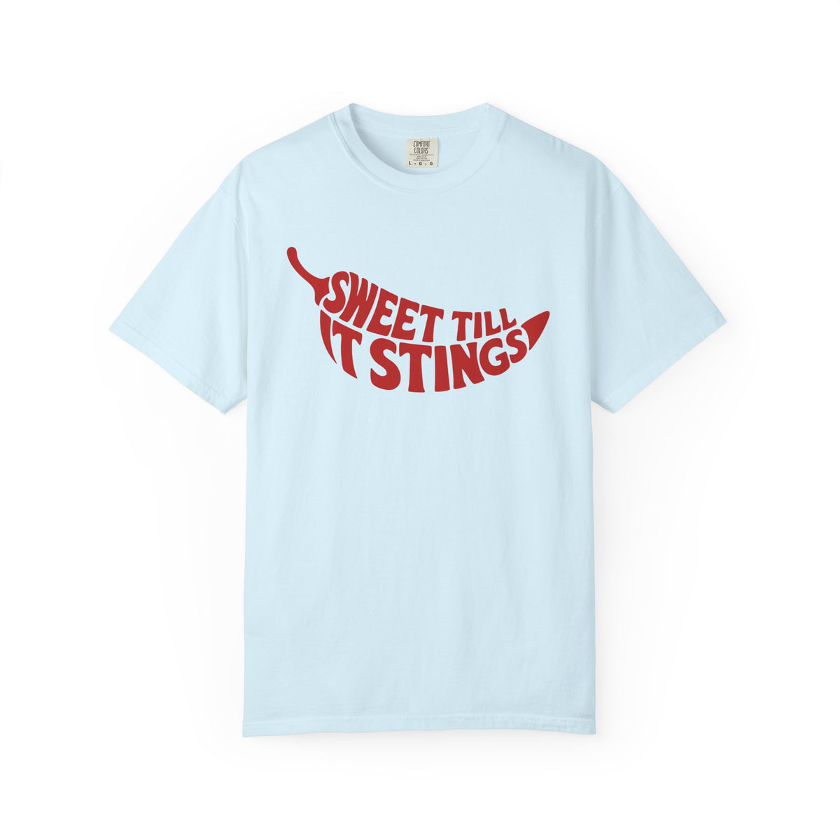 Sweet Till It Stings — Chili-shaped typography
