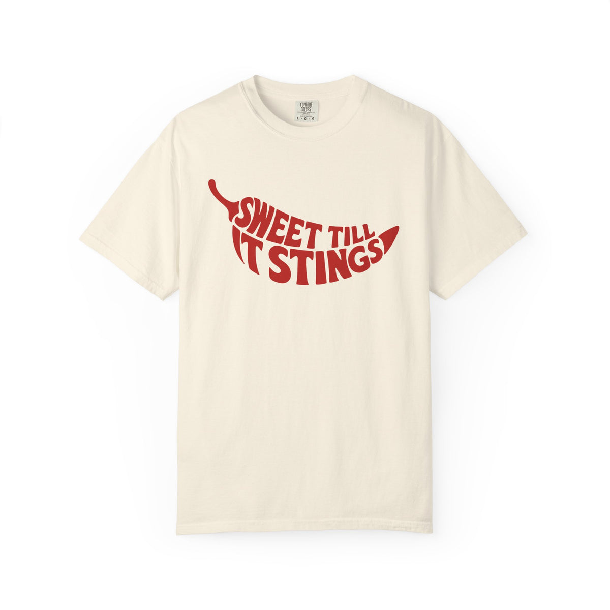 Sweet Till It Stings — Chili-shaped typography