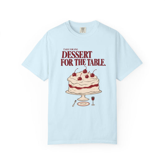Table for One. Dessert for the Table.