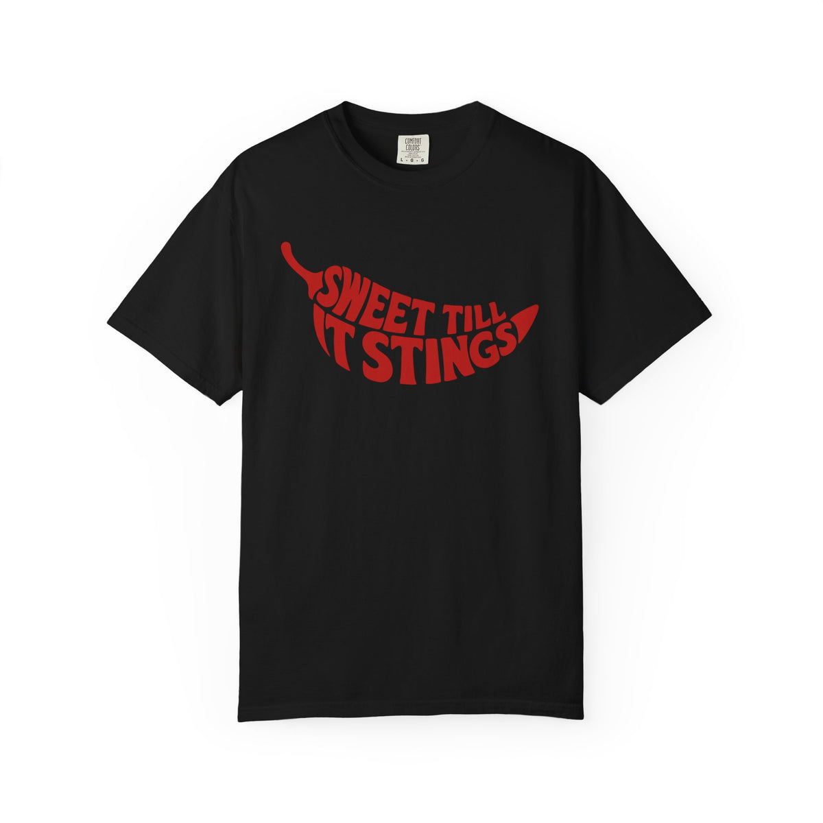 Sweet Till It Stings — Chili-shaped typography